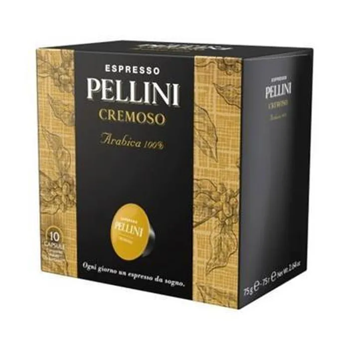 Główne zdjęcie produktu Kávové kapsle "Cremoso", 10ks, PELLINI, do kávovarů Dolce Gusto