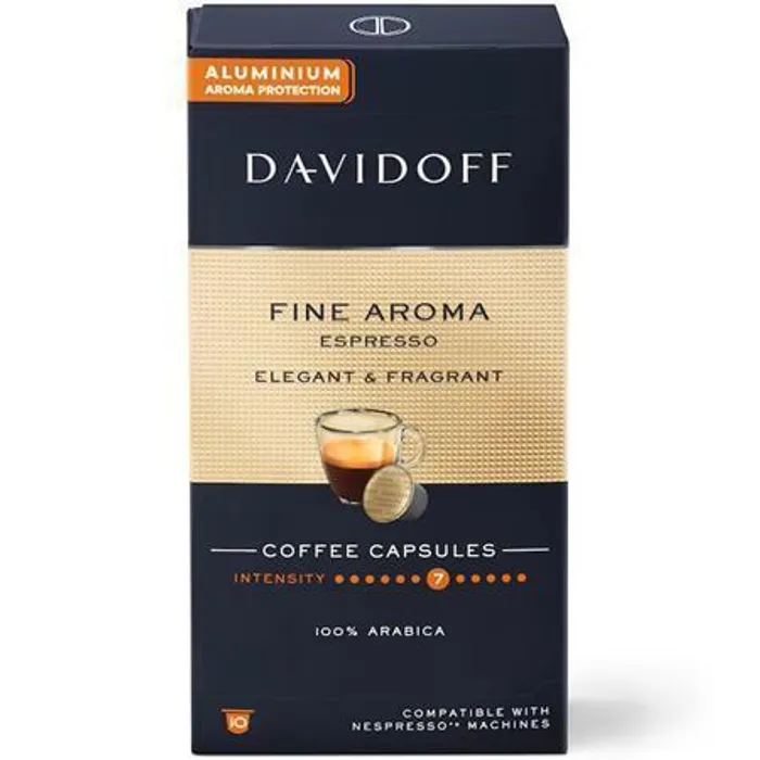 Główne zdjęcie produktu Kávové kapsle "Fine Aroma", 10 ks, DAVIDOFF 522670