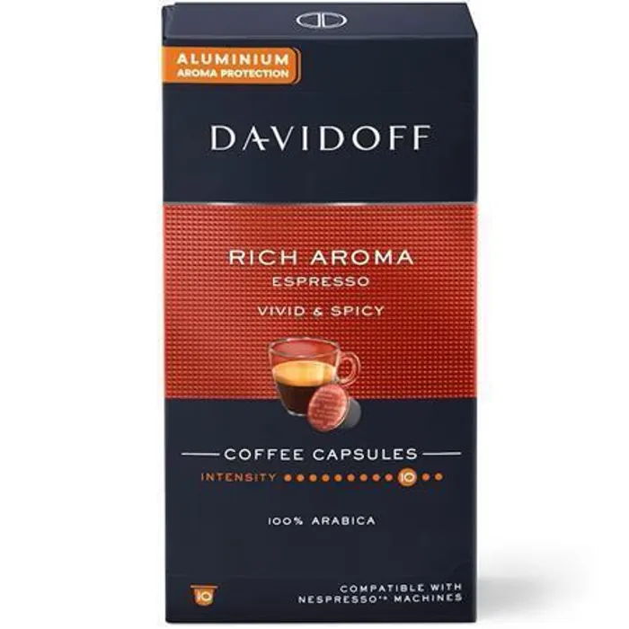 Główne zdjęcie produktu Kávové kapsle "Rich Aroma", 10 ks, DAVIDOFF 522668