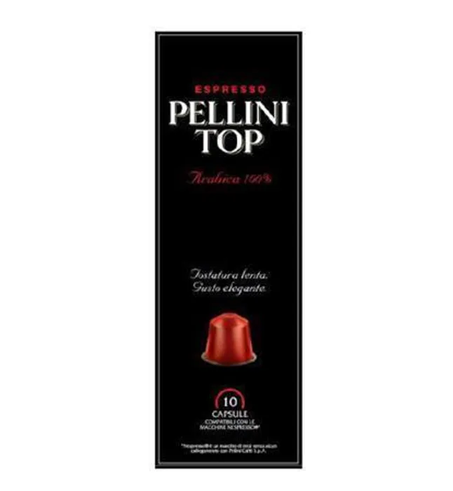 Główne zdjęcie produktu Kávové kapsle "Top", 10ks, PELLINI, do kávovarů Nespresso®