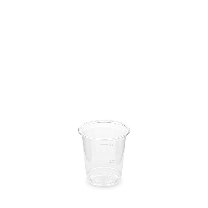Główne zdjęcie produktu Kelímek čirý PET 2 cl / 4 cl [40 ks]