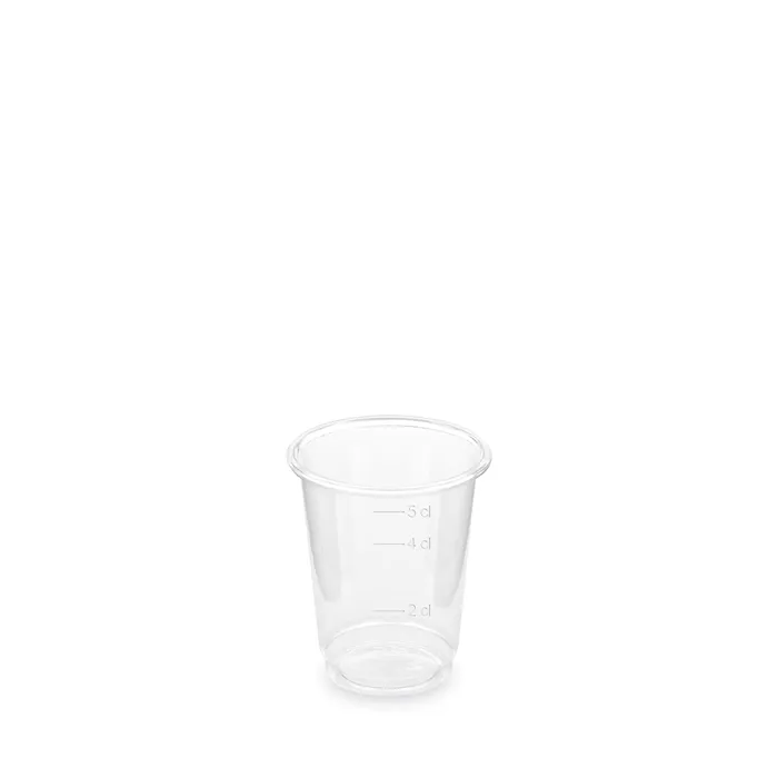 Główne zdjęcie produktu Kelímek čirý PET 2 cl / 4 cl / 5 cl [40 ks]