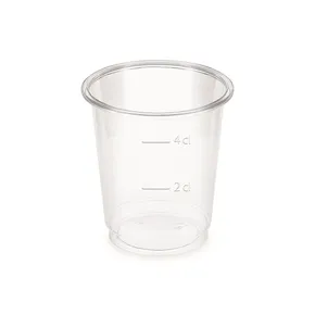 Kubek (PLA) krystaliczny średnica 48mm 2cl/4cl [40 szt]