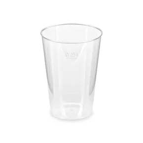 Kubek kryształowy (PS) średnica 76mm 0,25L [50 szt]