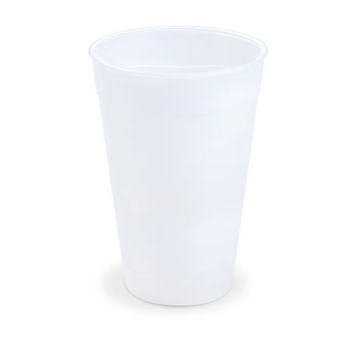 Główne zdjęcie produktu Kelímek (PP) opakovaně použitelný průhledný průměr 90mm 0,4L [12 ks]