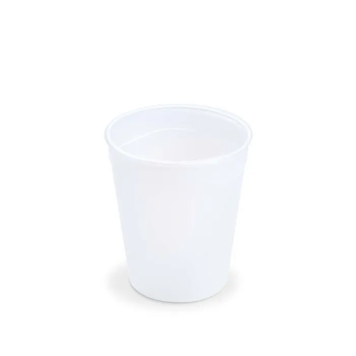 Główne zdjęcie produktu Kelímek (PP) vratný průhledný průměr 80mm 0,2L [10 ks]