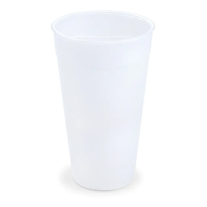 Główne zdjęcie produktu Kelímek (PP) vratný průhledný průměr 90mm 0,5L [10 ks]