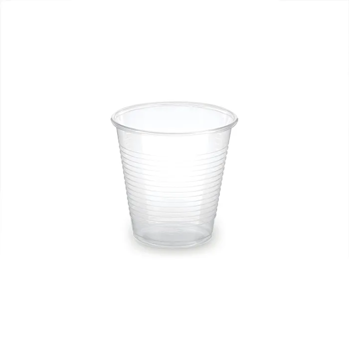 Główne zdjęcie produktu Kelímek průhledný 0,15 l (PLA) -BIO- bez cejchu (průměr 70 mm) [100 ks]