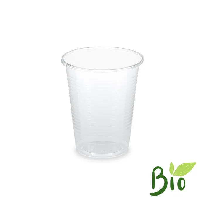 Główne zdjęcie produktu Kelímek průhledný 0,18 l (PLA) -BIO- bez cejchu (průměr 70 mm) [100 ks]