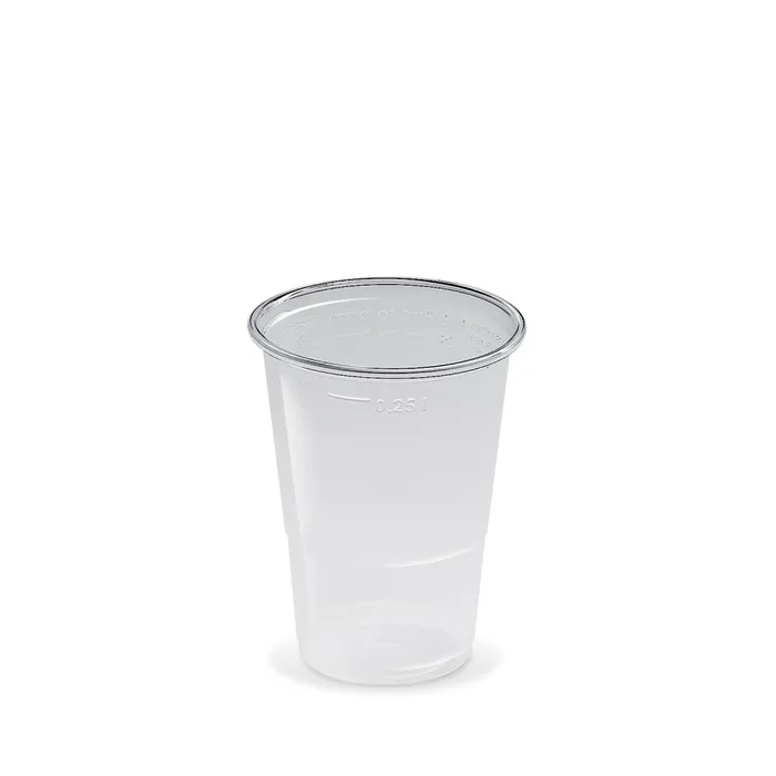 Główne zdjęcie produktu Kelímek průhledný 0,25 l (PP) (průměr 78 mm) [50 ks]