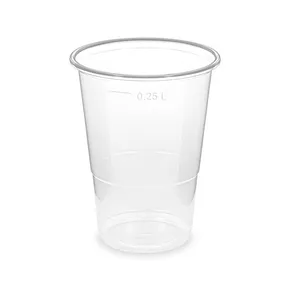 Kubek przezroczysty 0,25 l (PP) (średnica 78 mm) [50 szt.]