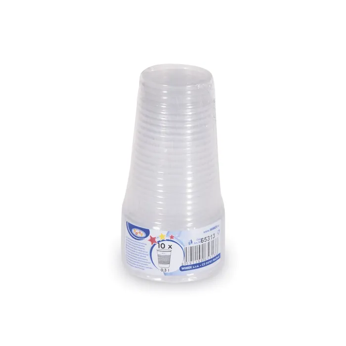 Główne zdjęcie produktu Kelímek průhledný 0,3 l (PP) [10 ks]