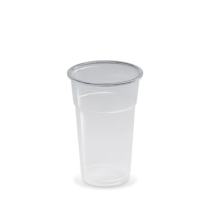 Główne zdjęcie produktu Kelímek průhledný 0,3 l (PP) (průměr 78 mm) [50 ks]