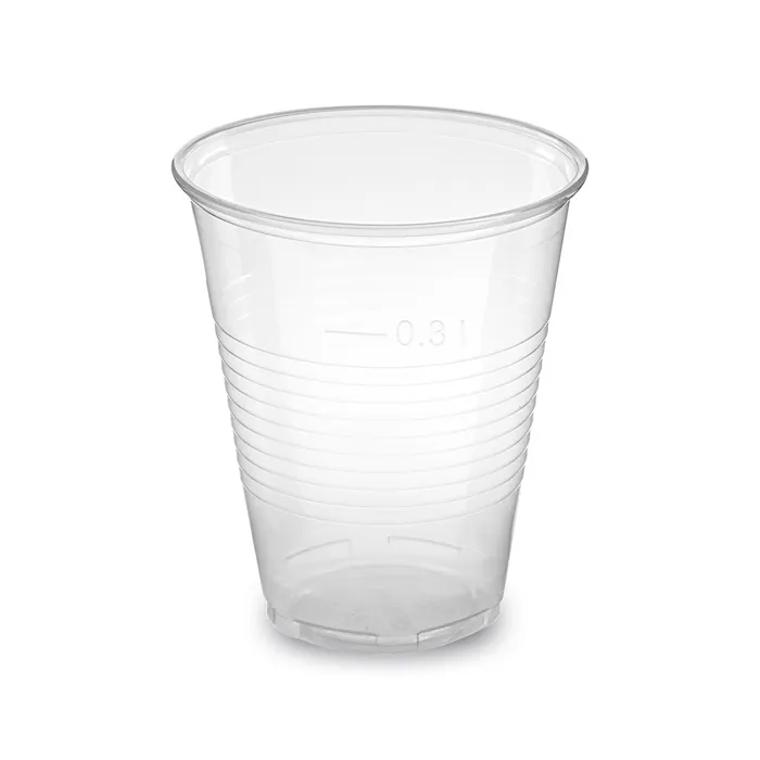 Główne zdjęcie produktu Kelímek průhledný 0,3 l -PP- (průměr 95 mm) [50 ks]