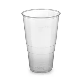 Kubek (PP) przezroczysty średnica 95mm 0,5L [50 szt]