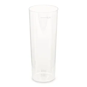 Kubek wielorazowy (PP) Longdrink średnica 59mm 2cl/0,3L [10 szt]