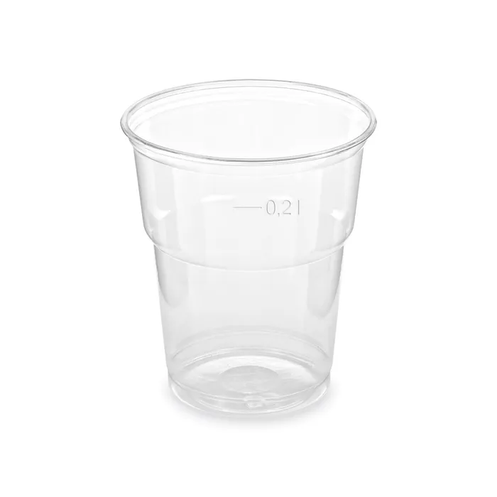 Główne zdjęcie produktu Kelímek z PET 0,2 l (průměr 78 mm) [50 ks]