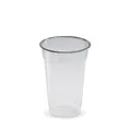 Kubek (PET) krystaliczny średnica 78mm 0,25L [50 szt]