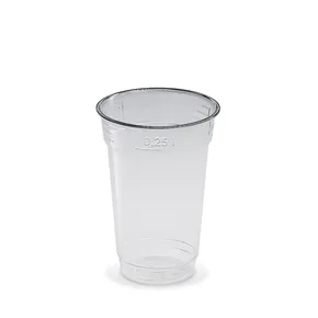 Kubek (PET) krystaliczny średnica 78mm 0,25L [50 szt]