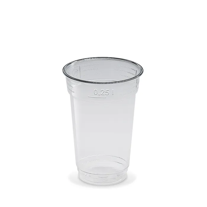 Główne zdjęcie produktu Kelímek z PET 0,25 l (průměr 78 mm) [50 ks]