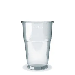 Kubek (PET) krystaliczny średnica 78mm 0,3L [50 szt]
