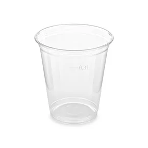 Kubek (rPET) krystaliczny średnica 95mm 0,3L [50 szt]