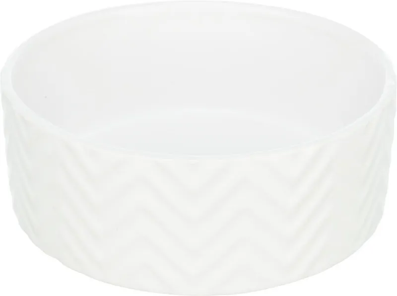 Główne zdjęcie produktu Keramická miska 0,4 l/o 13 cm, vroubkovaná, bílá