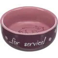 Kolorowa miska ceramiczna z leżącym kotem 300ml/11cm