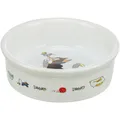 Biała ceramiczna miska z motywem kota i myszy 200ml/11cm