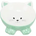 Ergonomiczna miska ceramiczna 0,15 l/o 14 cm, podwyższona, kształt kota