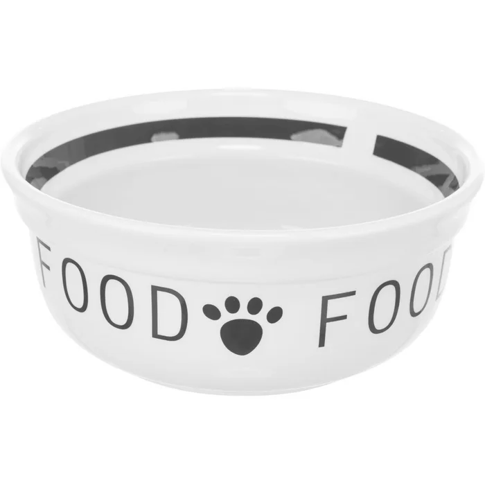 Główne zdjęcie produktu Keramická miska FOOD, bílá/černá2,6 l/ o 25 cm