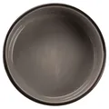 Miska ceramiczna - brązowa/ciemnoszara + motyw łapki 0,3 l/o 12 cm