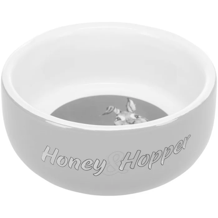 Główne zdjęcie produktu Keramická miska Honey-Hopper pro morče, králíka 250ml/11cm