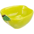 Miska ceramiczna JABŁKO (świnka morska, królik), 180 ml/ 12 x 11 cm, zielona