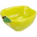 Następne zdjęcie produktu Miska ceramiczna JABŁKO (świnka morska, królik), 180 ml/ 12 x 11 cm, zielona