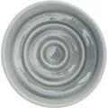 Miska ceramiczna do karmienia powolnego, kółka, szaro-niebieska 0,45 l/o 14 cm