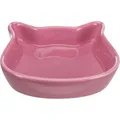 Ceramiczna miska z głową kota, pastelowe kolory 0,25 l/12 cm