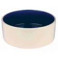 Następne zdjęcie produktu Miska ceramiczna - kremowa/niebieska 0,35 l/ o 12 cm
