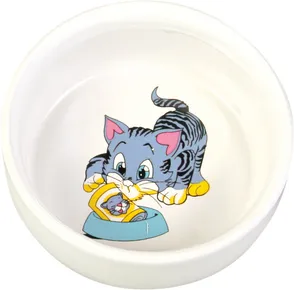 Miska ceramiczna, malowana, motyw kota 300ml/11cm