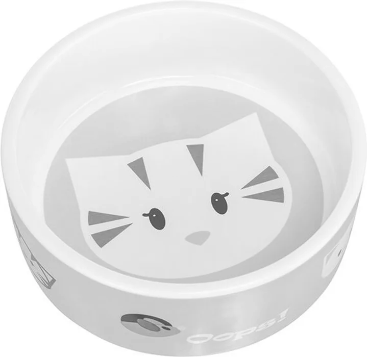 Główne zdjęcie produktu Keramická miska MIMI s kočičí hlavou 0,3l/12 cm, různé barvy - LIMITOVANÁ NABÍDKA