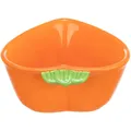 Następne zdjęcie produktu Miska ceramiczna MRKEV (świnka morska, królik), 180 ml/ 12 x 11 cm, pomarańczowa