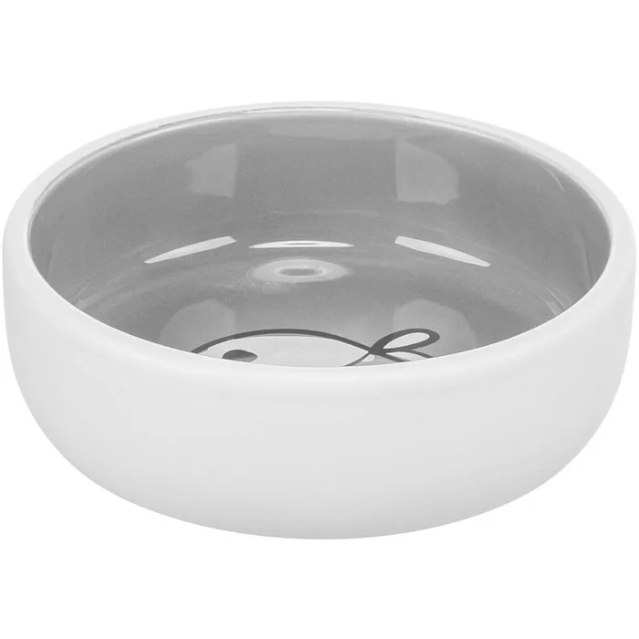 Główne zdjęcie produktu Keramická miska pro kočky, s glazurou 0,3 l/13 cm, různé motivy a barvy