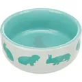 Następne zdjęcie produktu Ceramiczna miska dla królików kolorowa 250 ml/11 cm