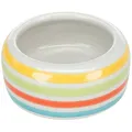 Następne zdjęcie produktu Ceramiczna miska w paski dla królików 500 ml/16 cm