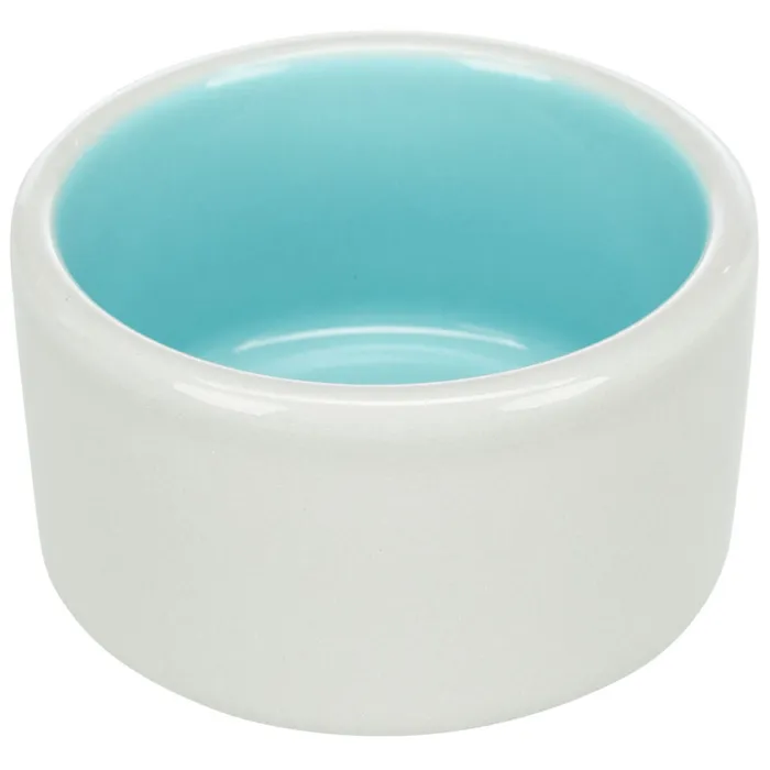 Główne zdjęcie produktu Keramická miska s glazurou 100 ml/7 cm - béžovo/modrá TRIXIE