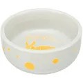 Następne zdjęcie produktu Ceramiczna miska w kropki dla królików 250 ml/o 11 cm