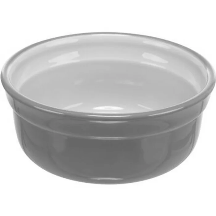 Główne zdjęcie produktu Keramická miska s rozšířeným okrajem, šedá 0,6 l/ o 15 cm