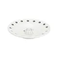 Ceramiczny talerz na miskę dla kotów krótkonosych, biały 0,2l/15cm