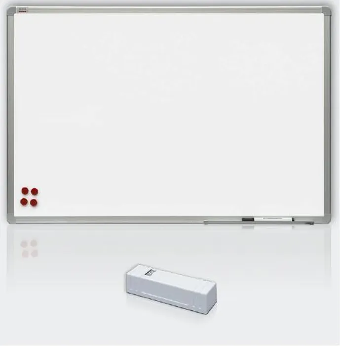 Główne zdjęcie produktu Magnetická tabule, keramický matný povrch, hliníkový rám, 180x120 cm