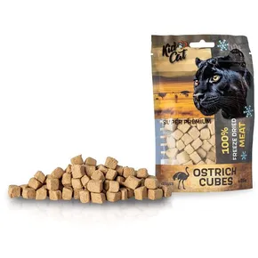 KIDCAT SUPER PREMIUM 100% liofilizowane kostki z mięsa strusia - 25 g